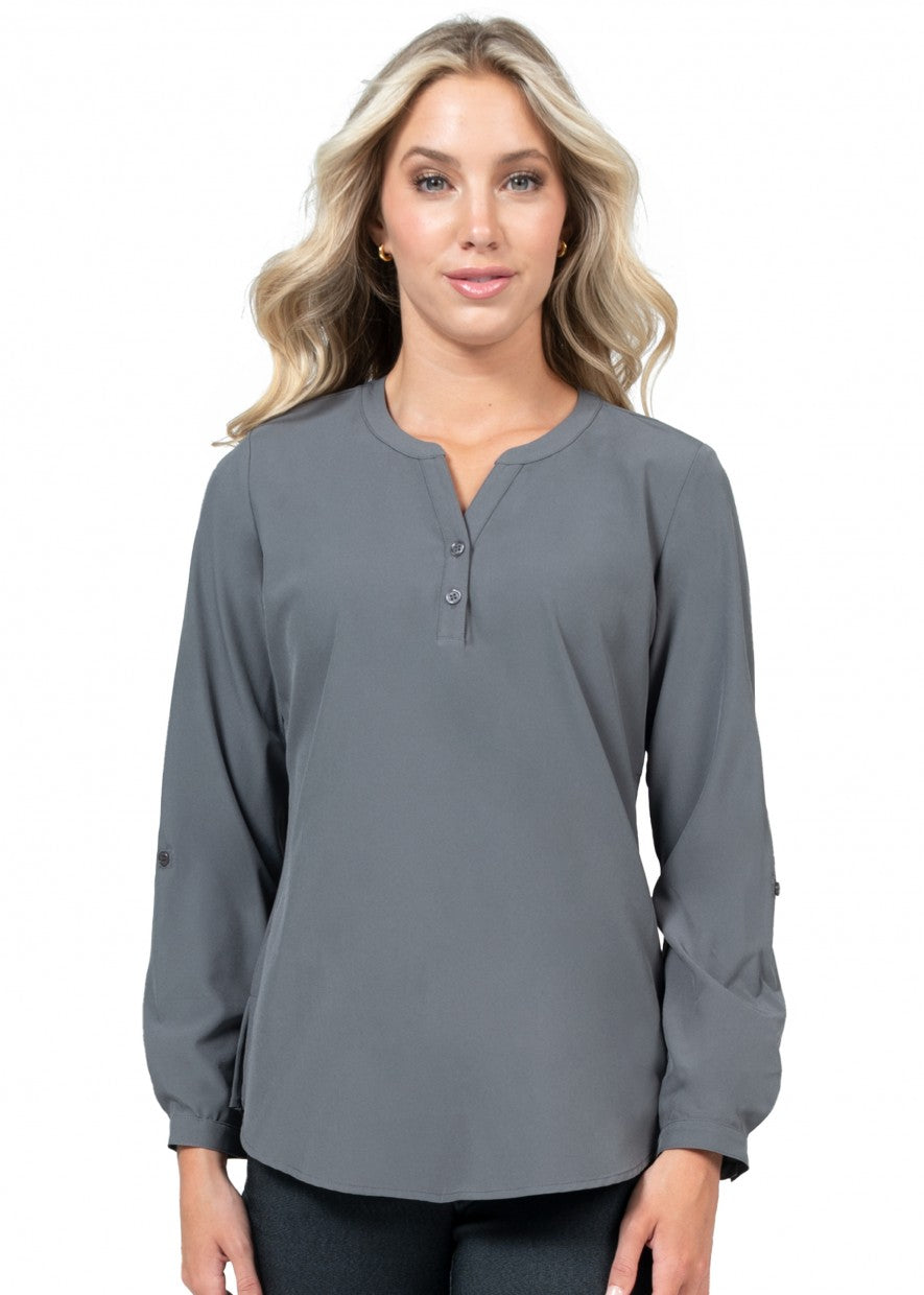 Stretch Blouse with 3/4 Roll