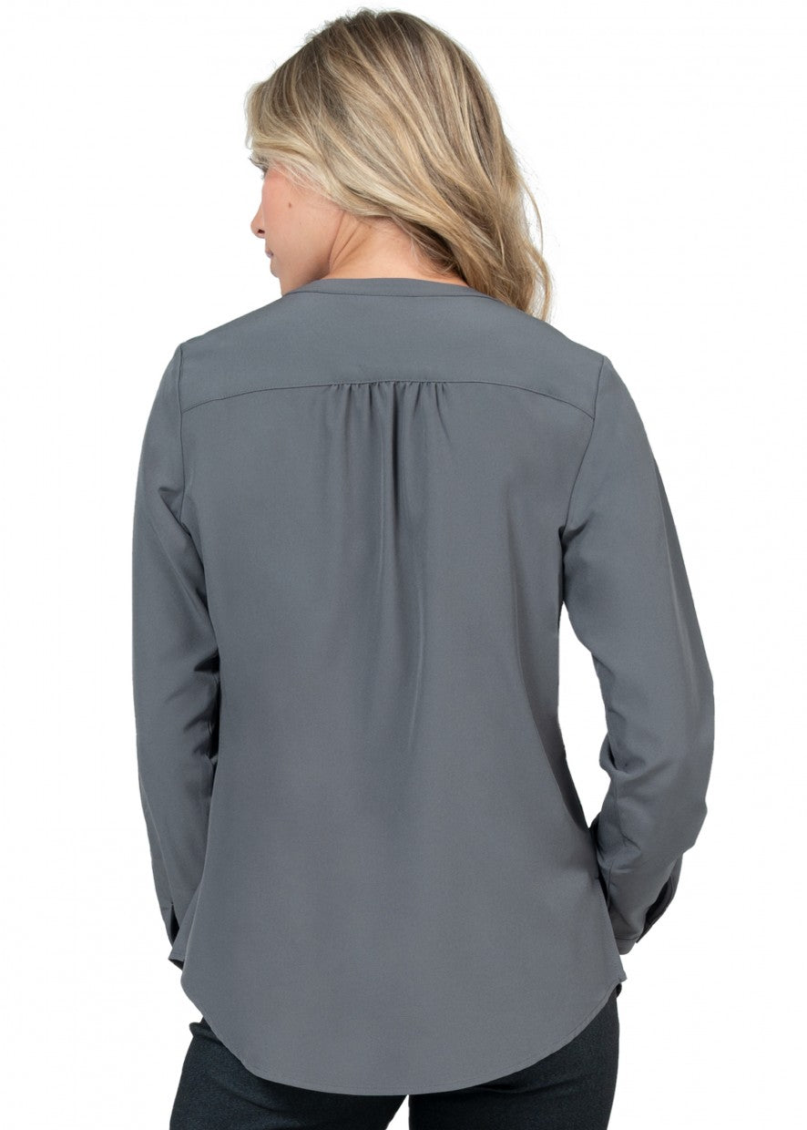 Stretch Blouse with 3/4 Roll