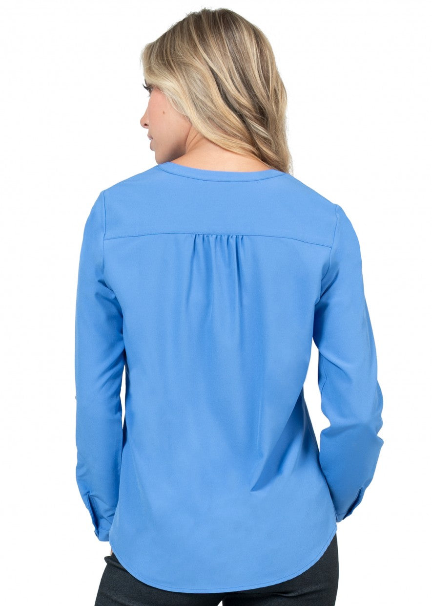 Stretch Blouse with 3/4 Roll