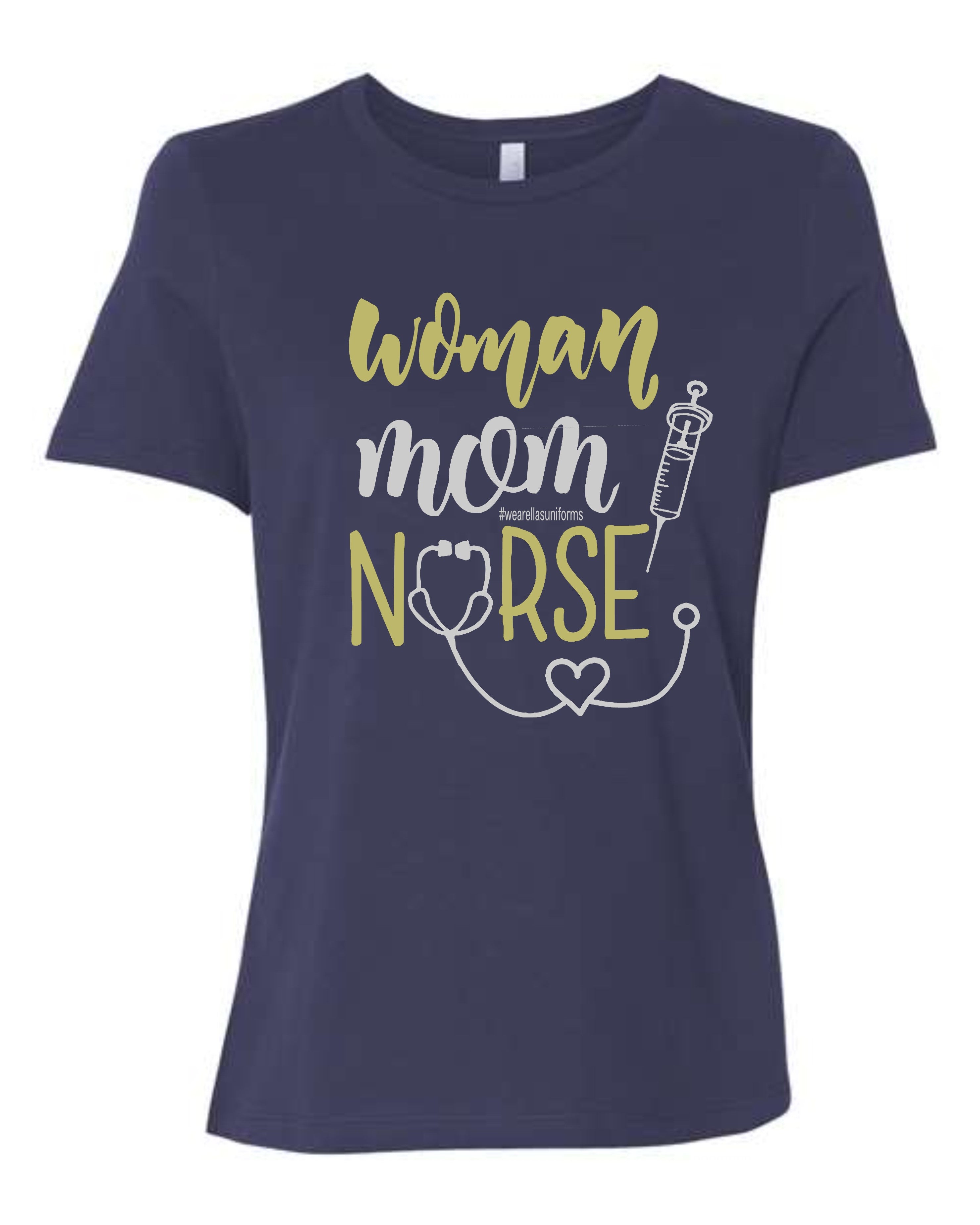 WOMAN MOM NURSE T-SHIRT