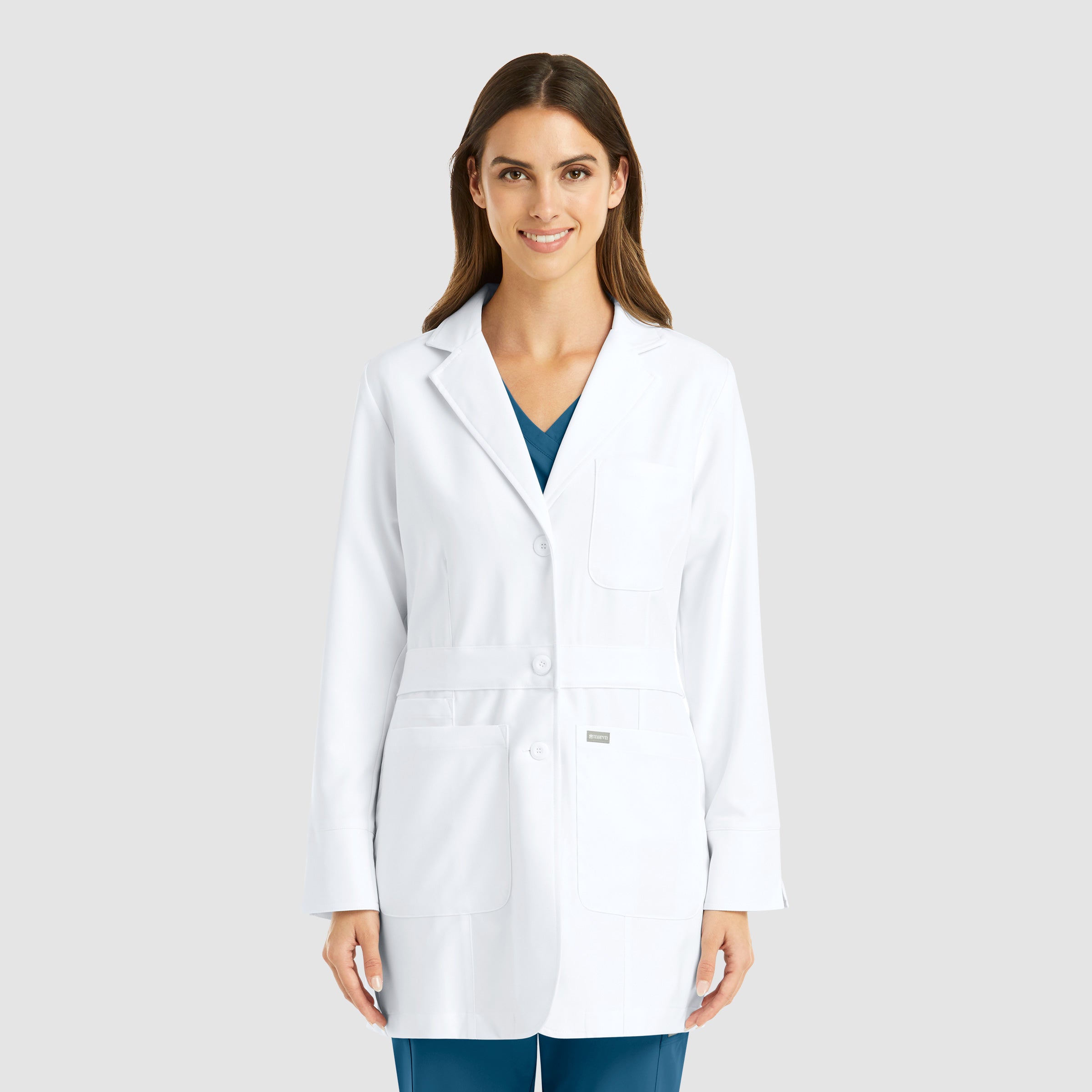 Women's Mid Length Lab Coat 5072