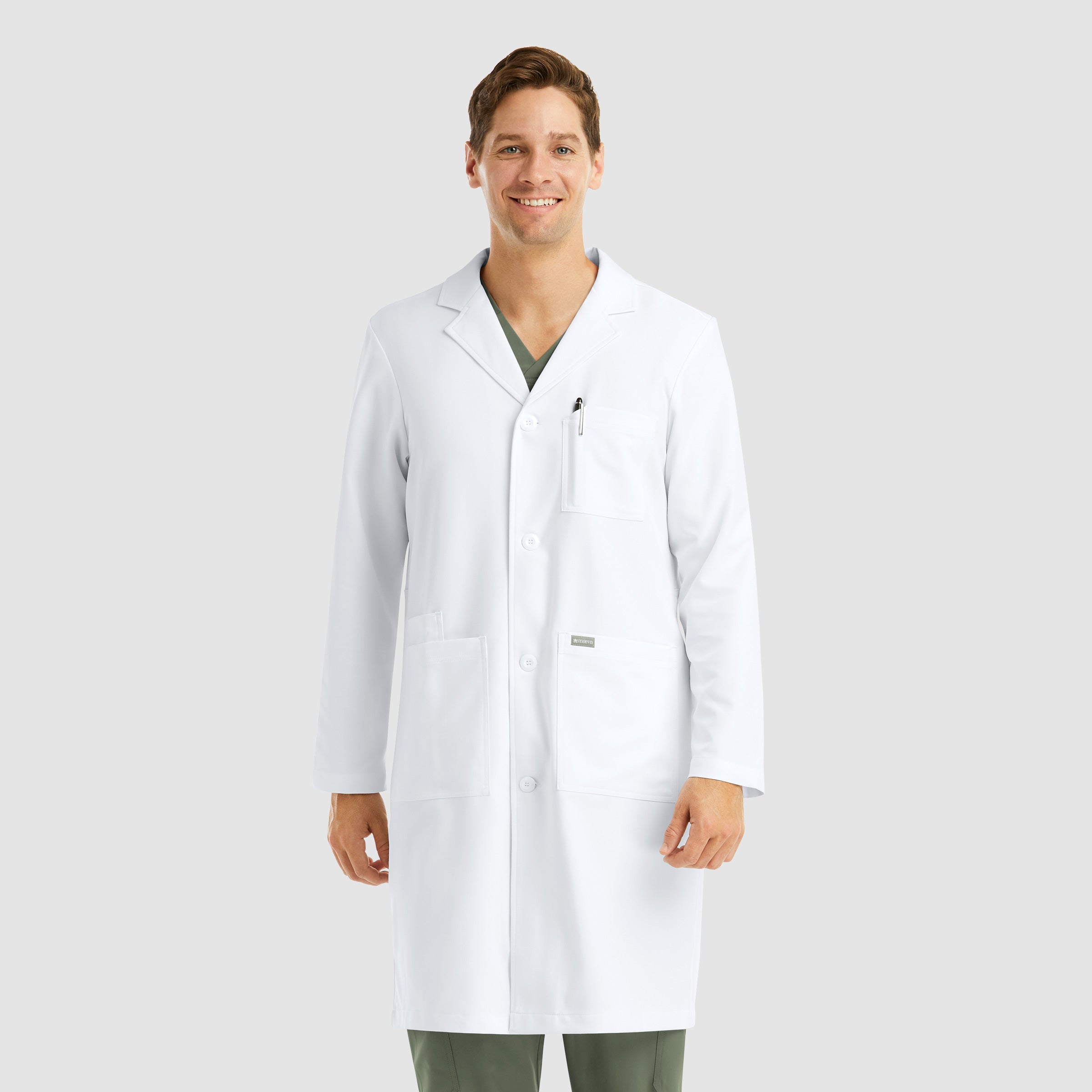 Men's Full Length Lab Coat 5871