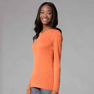 Ladies Long Sleeve Modal Te 6129