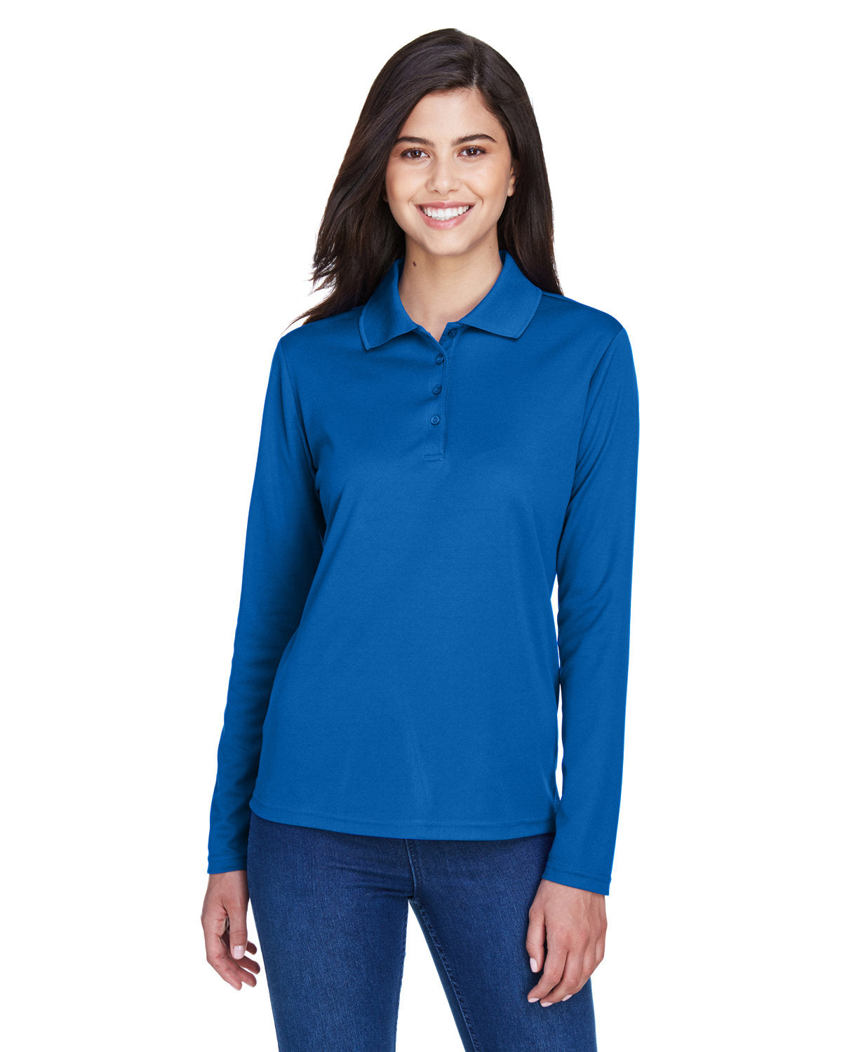 CORE365 Ladies' Pinnacle Performance Long-Sleeve Piqué Polo 78192 Plus Size