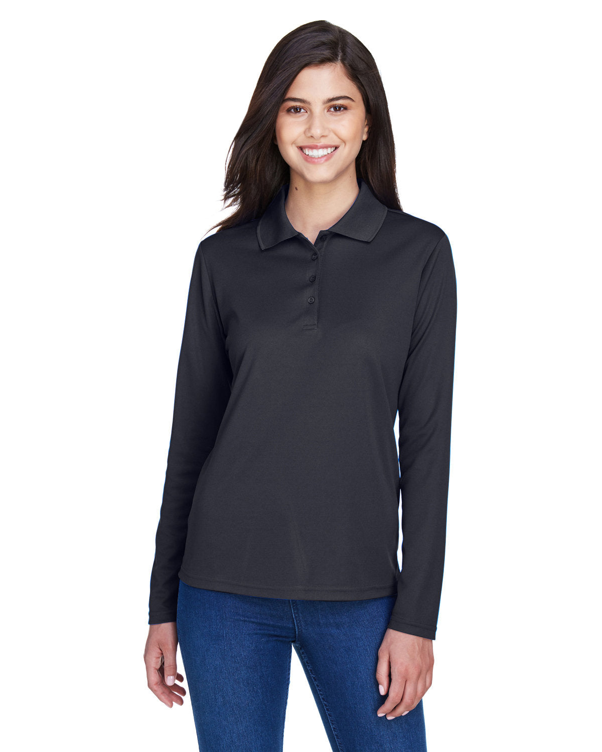 CORE365 Ladies' Pinnacle Performance Long-Sleeve Piqué Polo 78192 Plus Size