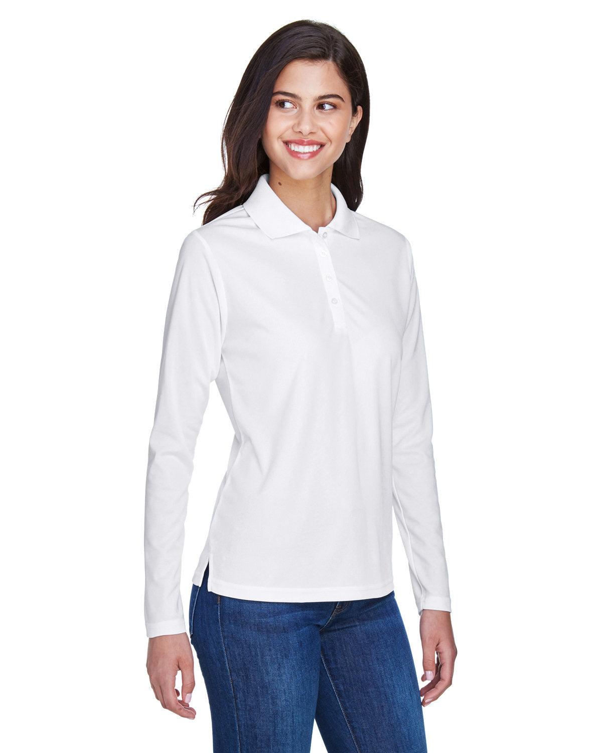 CORE365 Ladies' Pinnacle Performance Long-Sleeve Piqué Polo 78192 Plus Size