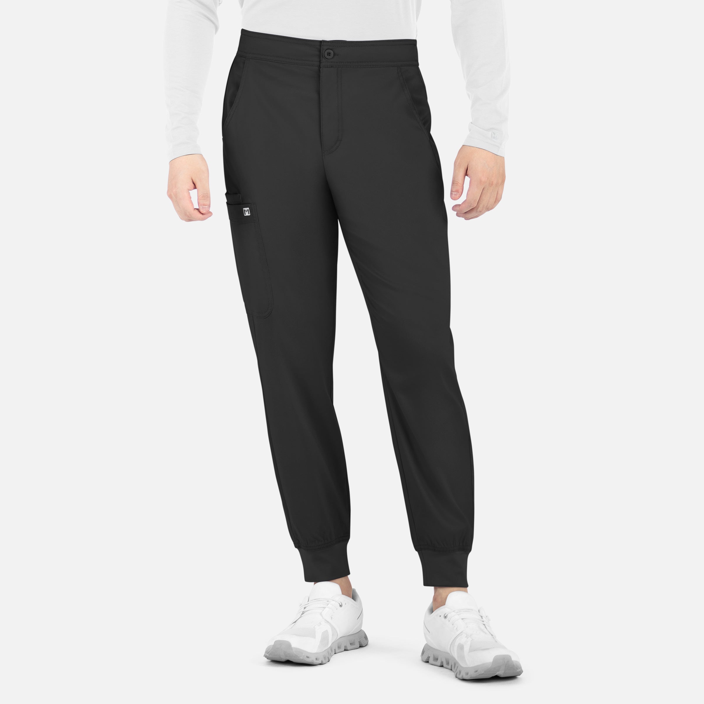 Men's Half Elastic Waistband Jogger 8501