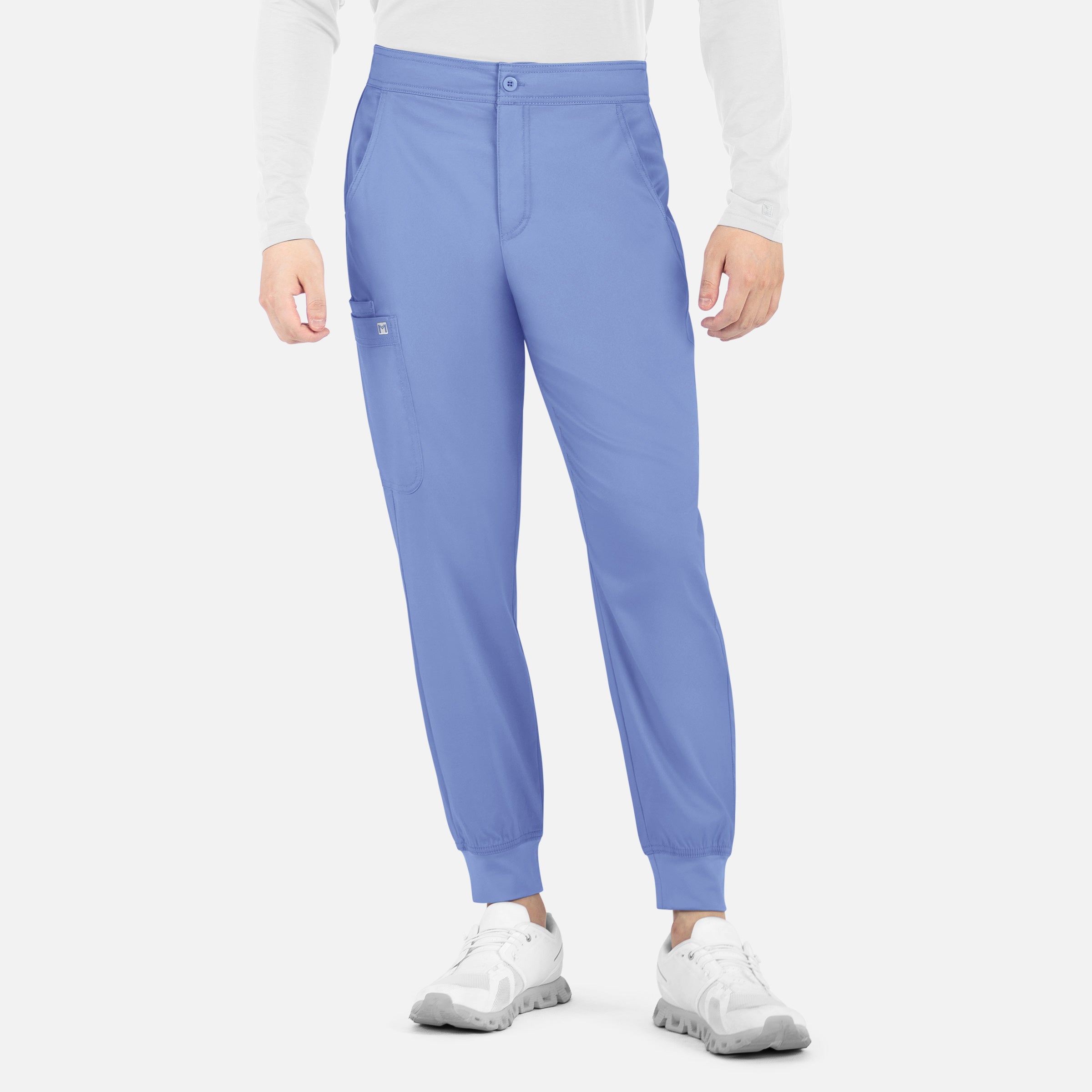 Men's Half Elastic Waistband Jogger 8501