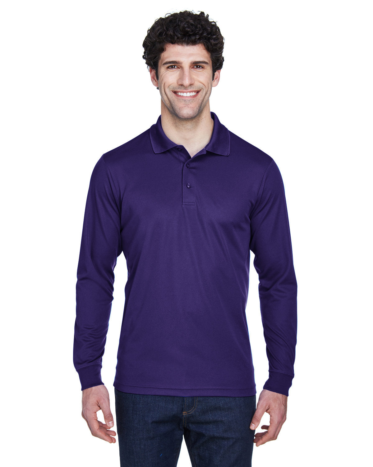 CORE365 Men's Pinnacle Performance Long-Sleeve Piqué Polo 88192 Plus Size