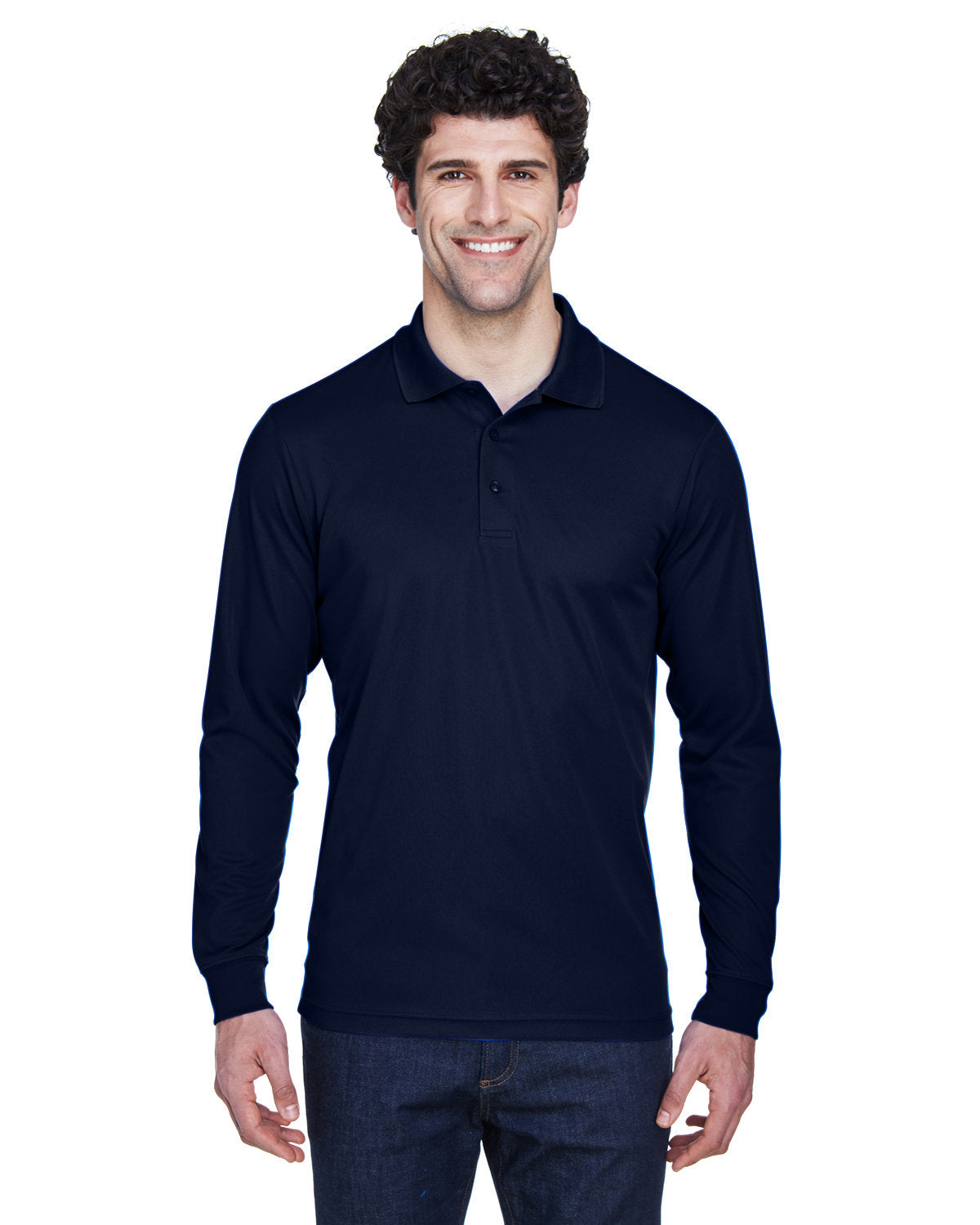 CORE365 Men's Pinnacle Performance Long-Sleeve Piqué Polo 88192 Plus Size