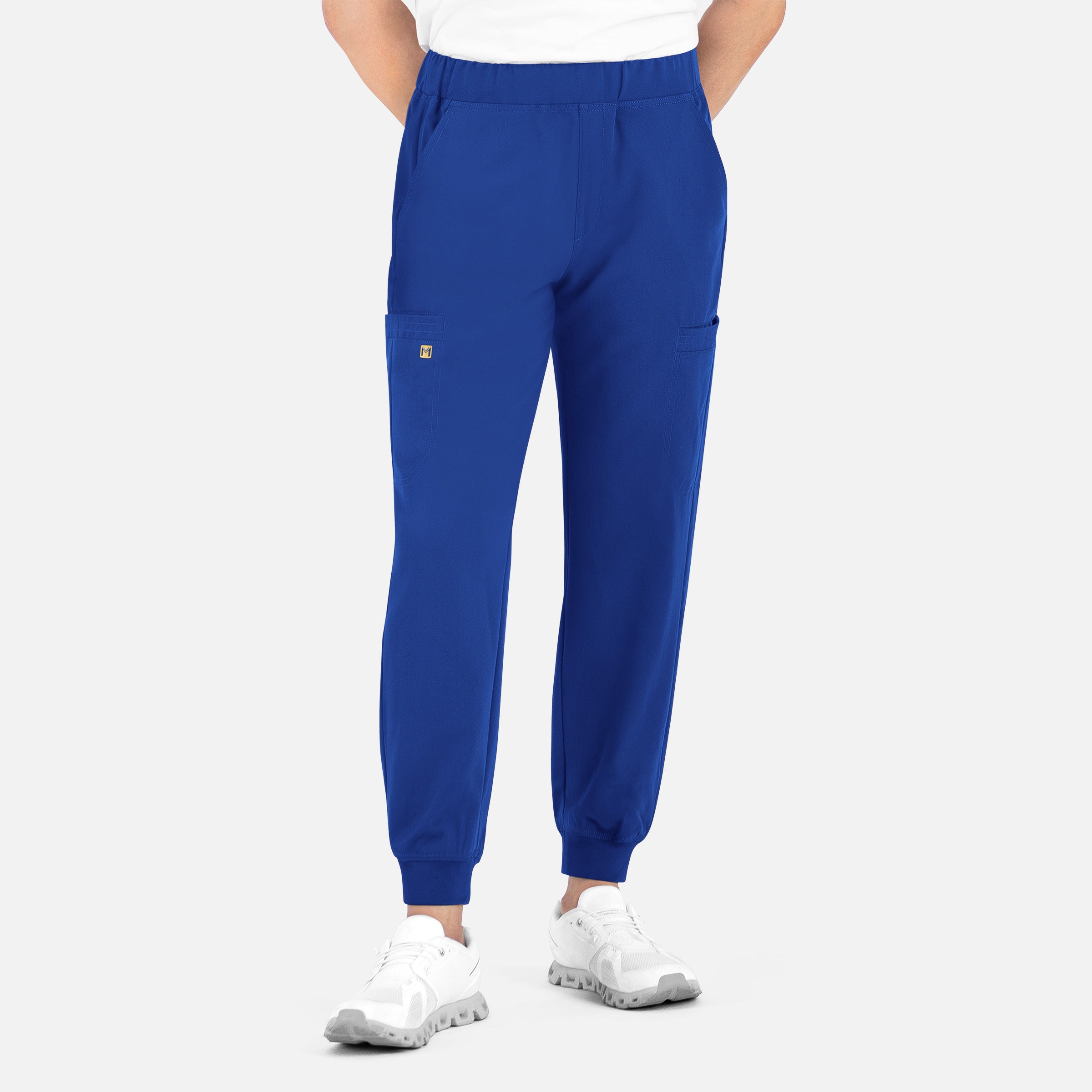 Pantalones deportivos con cintura elástica completa para hombre