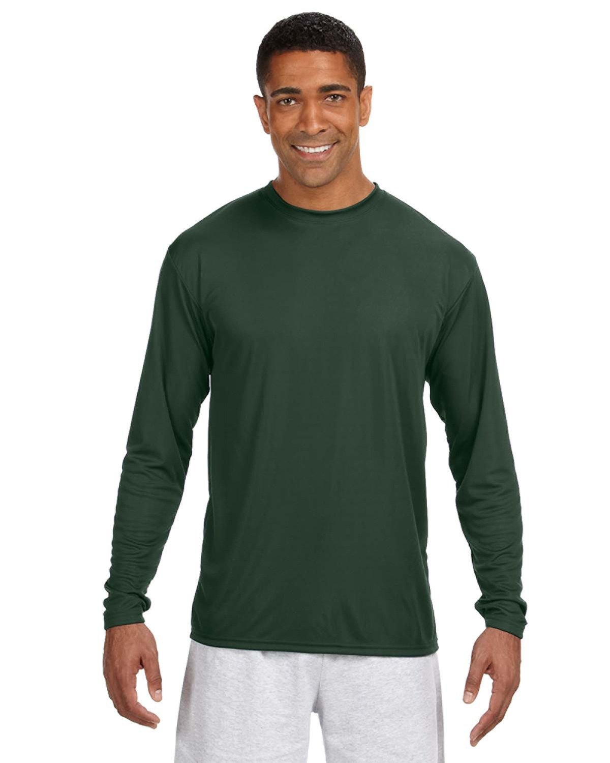 A4 Men's Cooling Performance Long Sleeve T-Shirt N3165