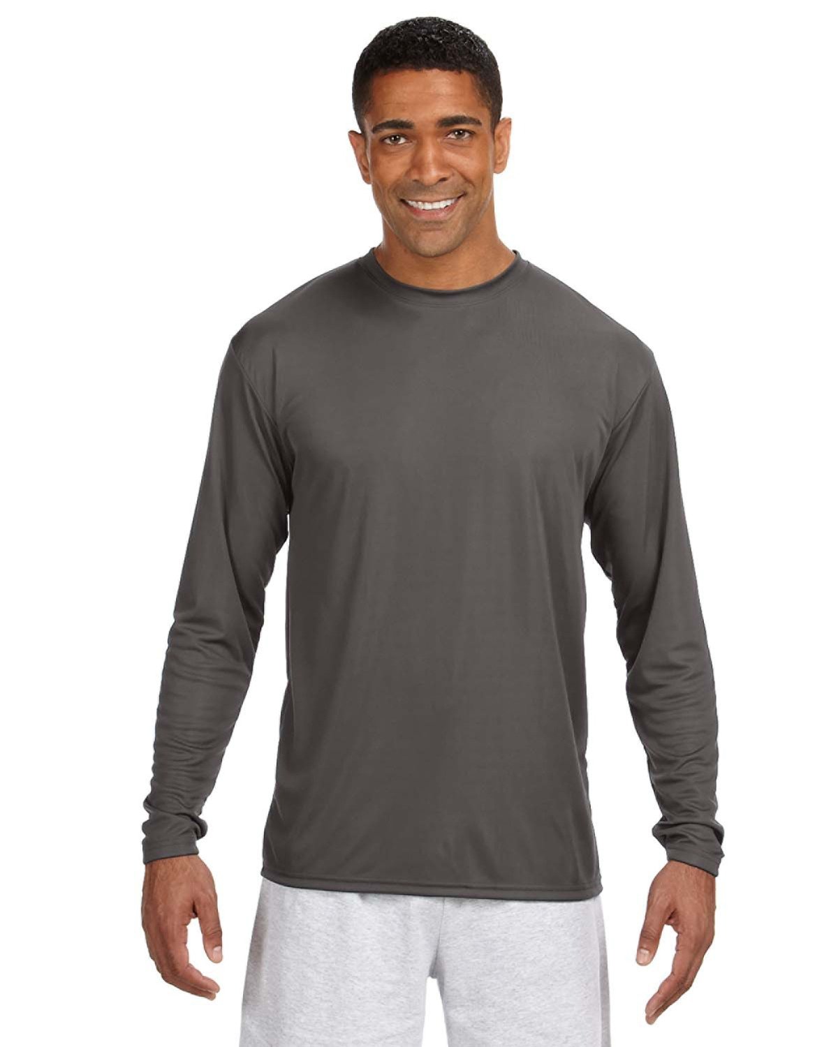 A4 Men's Cooling Performance Long Sleeve T-Shirt N3165