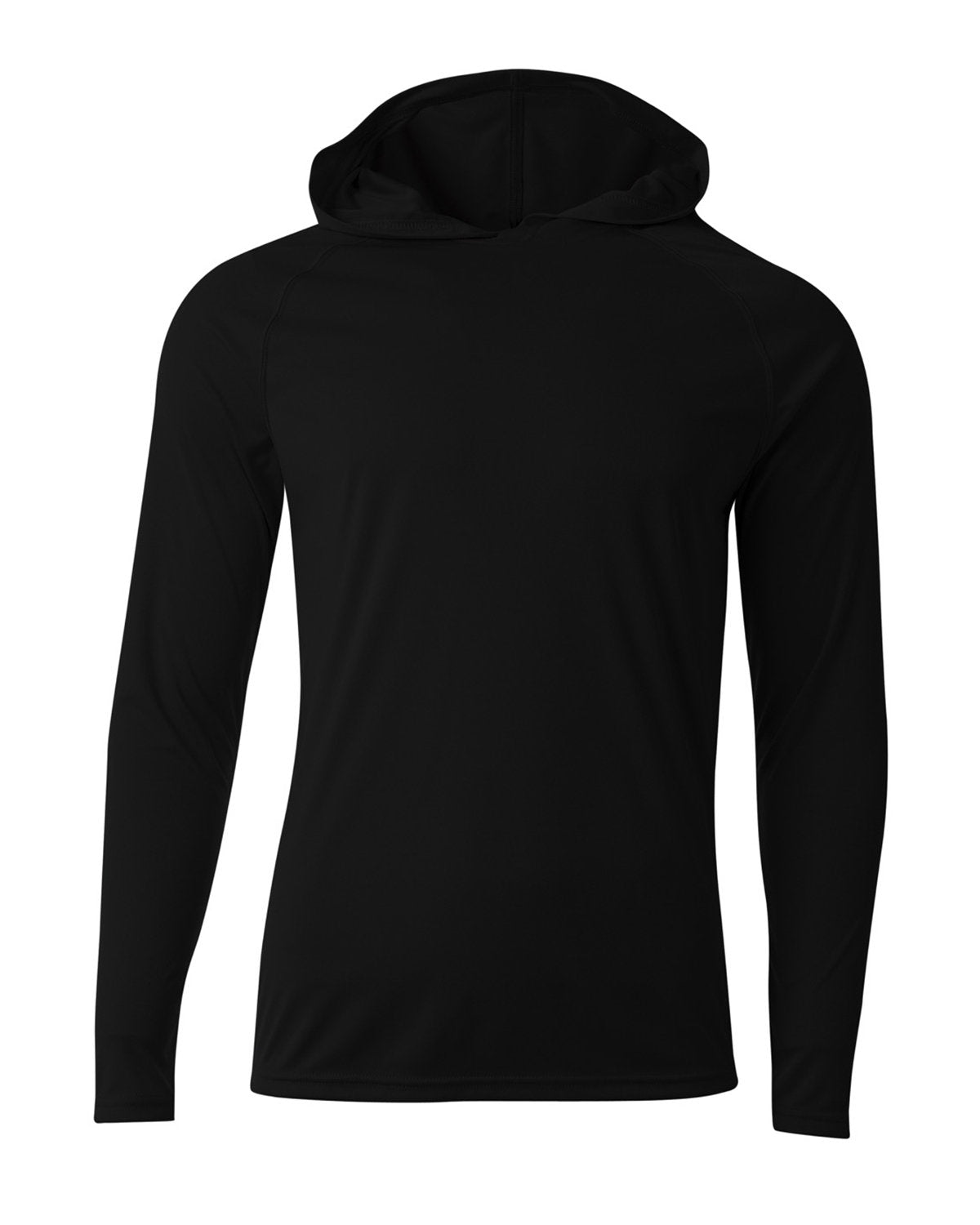 A4 Men's Cooling Performance Long-Sleeve Hooded T-shirt N3409