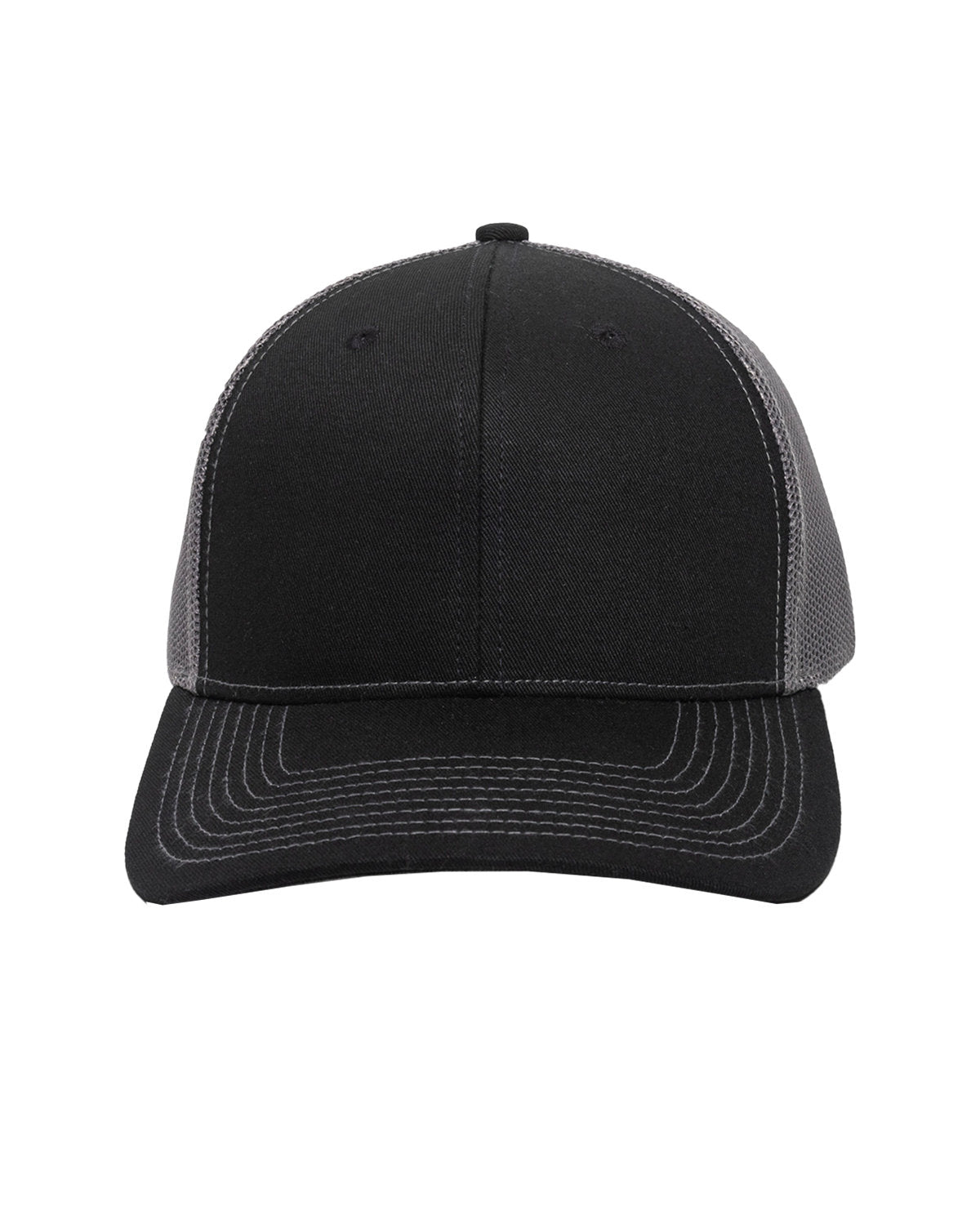 Outdoor Cap Structured Trucker With Solid Mesh Back Hat OC771