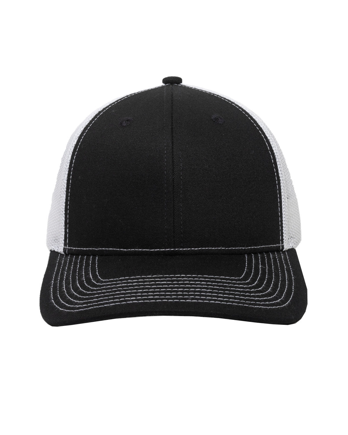 Outdoor Cap Structured Trucker With Solid Mesh Back Hat OC771