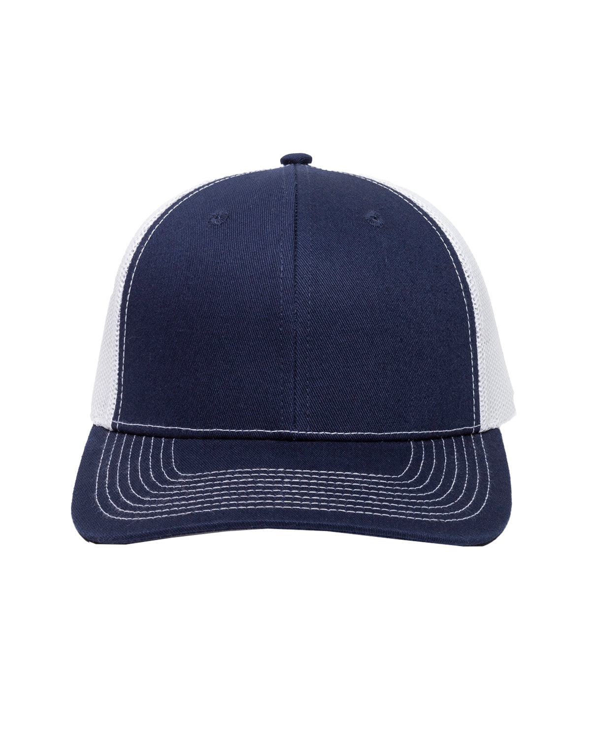 Outdoor Cap Structured Trucker With Solid Mesh Back Hat OC771