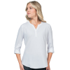 Stretch Blouse with 3/4 Roll